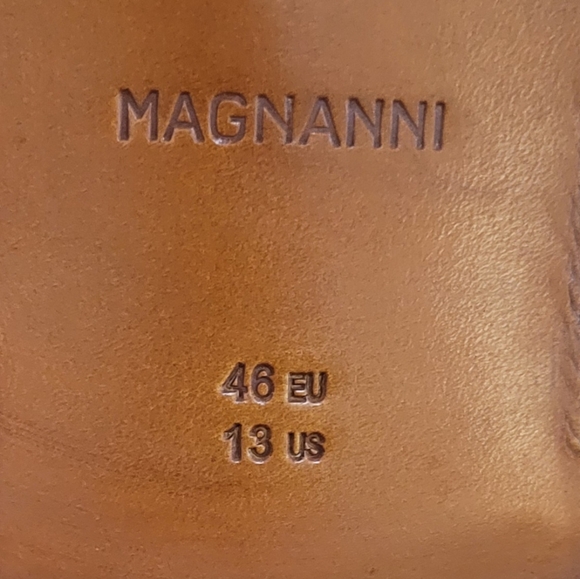 Magnanni Marco II Brown Single Monk Strap Mens Dress Shoe Sz 46 / 13 NIB - Picture 8 of 12